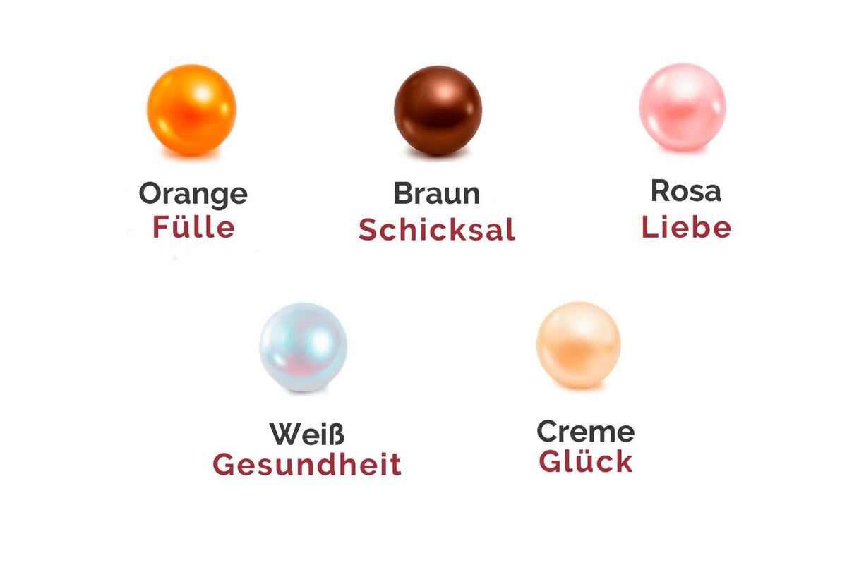 Die Bedeutung jeder Perlenfarbe