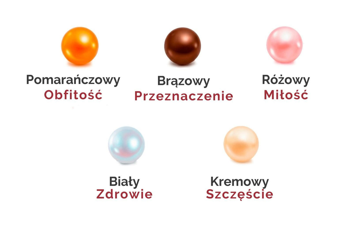 Znaczenie każdego koloru perły