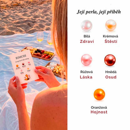 Význam barev perel, dárek perlový náhrdelník z pravé perly